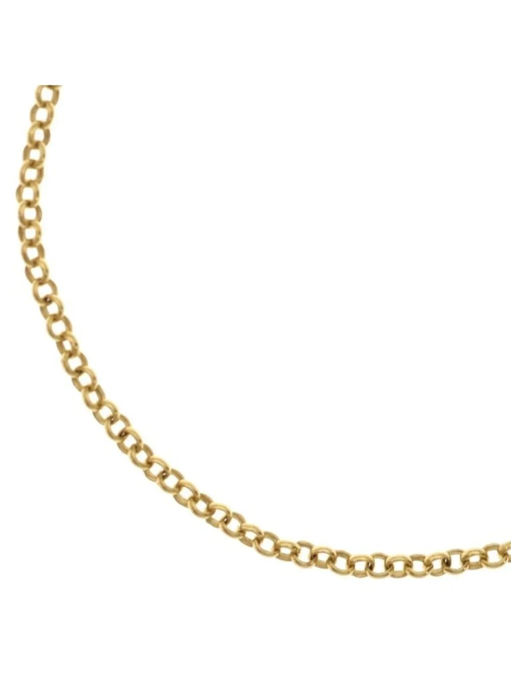 Chrome Hearts Roll Chain Necklace Gold